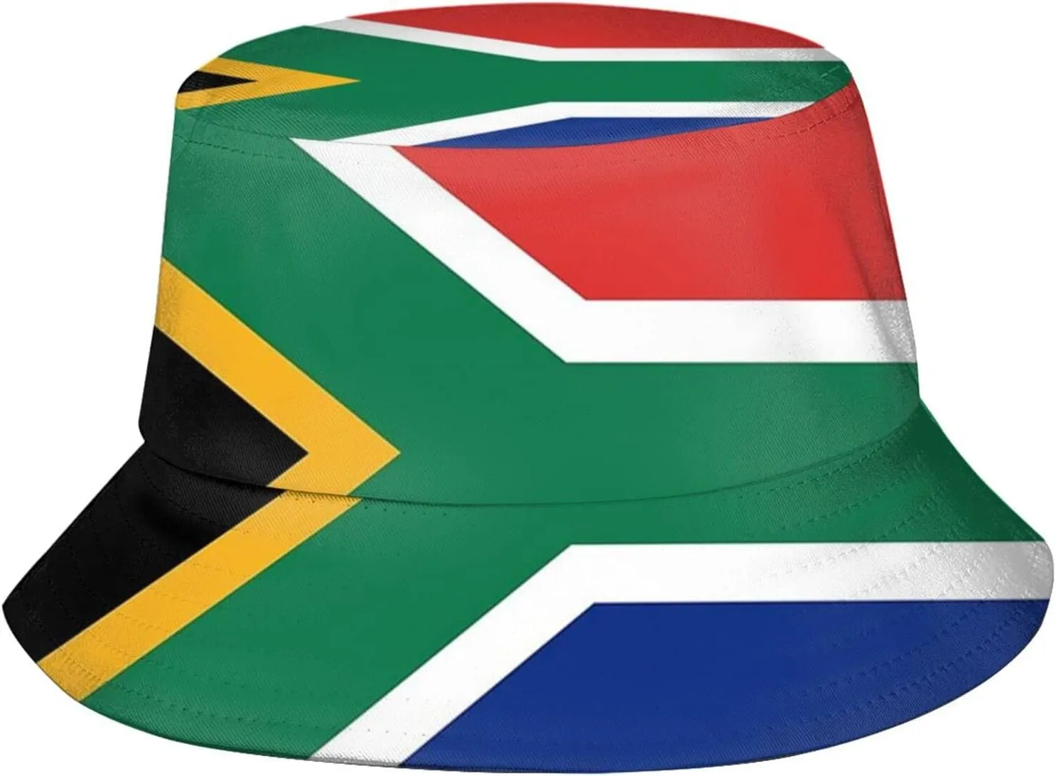 South Africa Flag South African Bucket Hat Packable Sun Protection Wide Brim Hats Outdoor Summer Fisherman Hats for Men Women