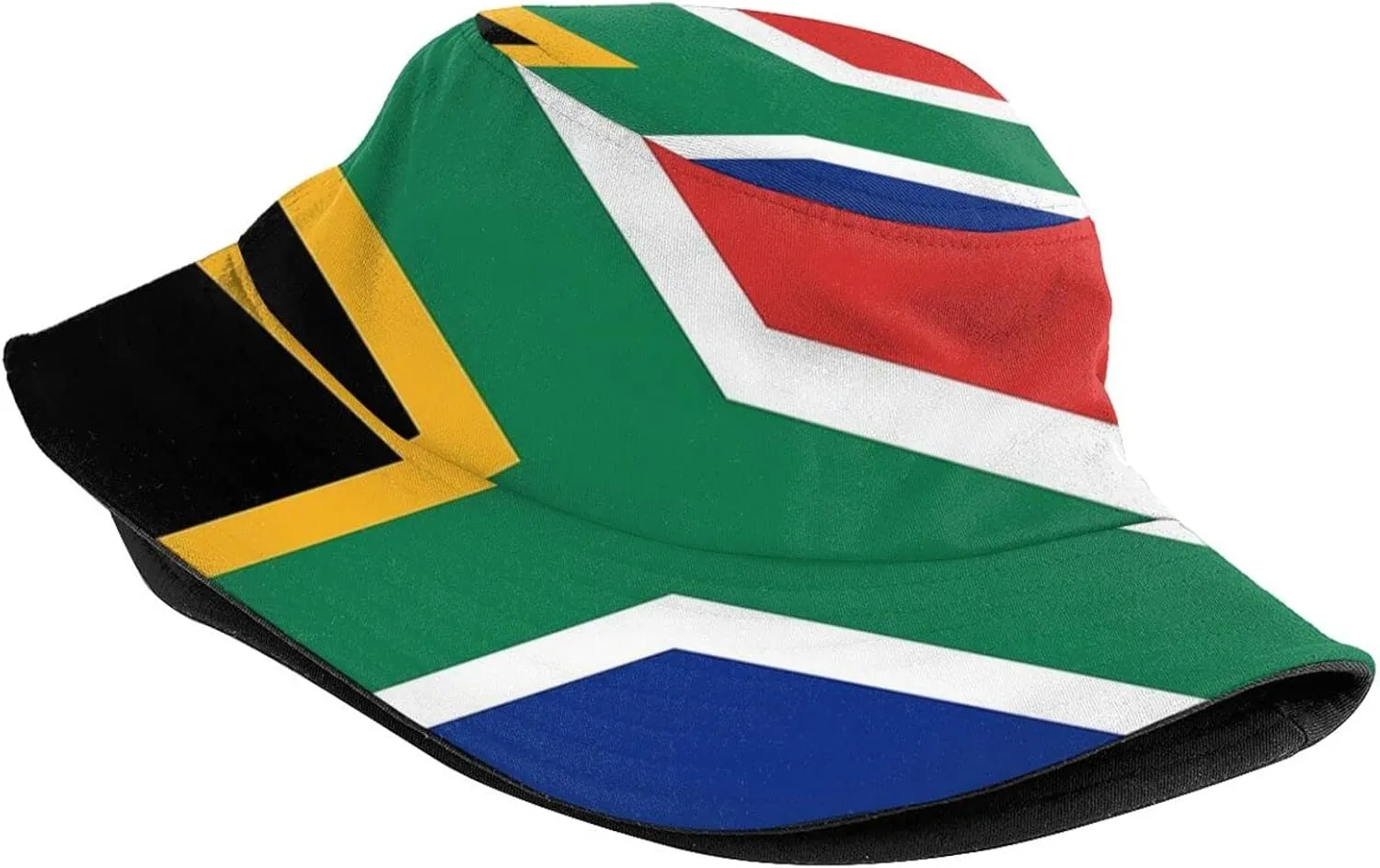 South Africa Flag South African Bucket Hat Packable Sun Protection Wide Brim Hats Outdoor Summer Fisherman Hats for Men Women