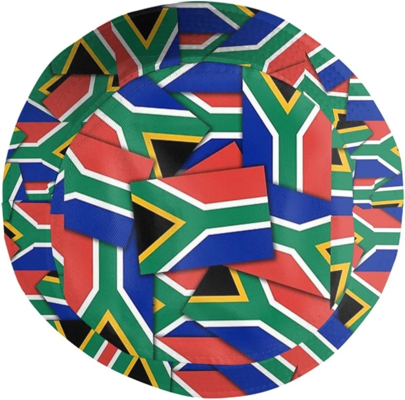 South Africa Flag South African Bucket Hat Packable Sun Protection Wide Brim Hats Outdoor Summer Fisherman Hats for Men Women