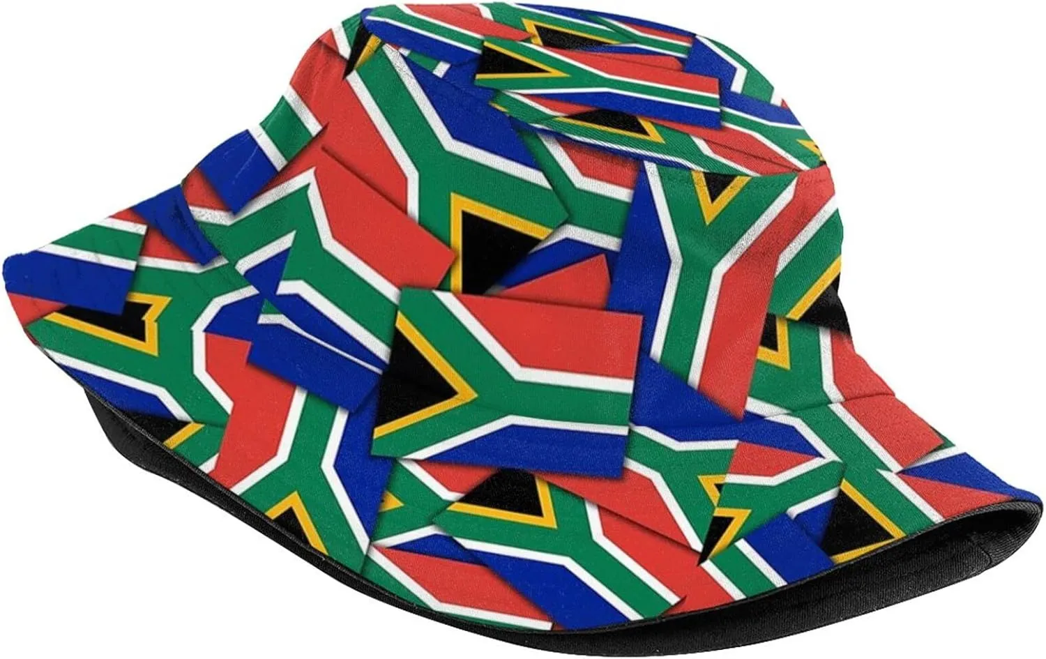 South Africa Flag South African Bucket Hat Packable Sun Protection Wide Brim Hats Outdoor Summer Fisherman Hats for Men Women