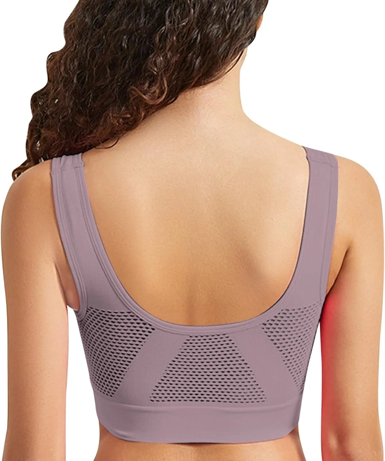Sports Bras for Women Breathable Cool Liftup Air Bra Plus Size Comfortable Sport Bras Full Coverage High Impact Bra