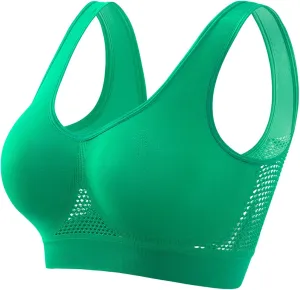Sports Bras for Women Breathable Cool Liftup Air Bra Plus Size Comfortable Sport Bras Full Coverage High Impact Bra
