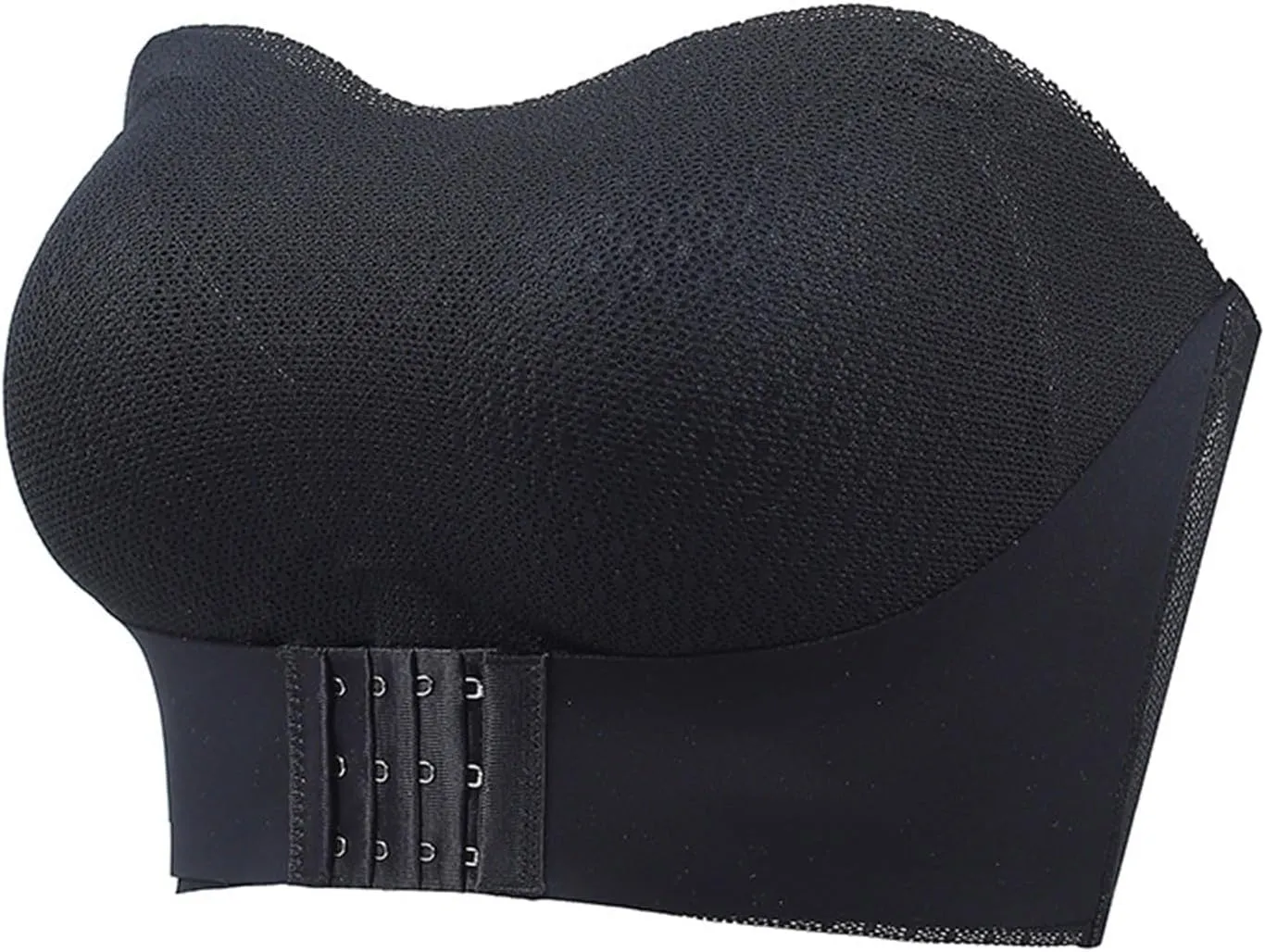 Strapless Bras for Womens Front Buckle Lift Bra Wirefree Push Up Seamless Detachable Straps Invisible Bandeau Bra