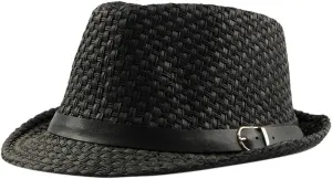 Summer Hat Mens Wide Brim Hats for Women Trilby Hat Straw Sun Hat Straw Fedora Sun Hats Sun Bucket Hats