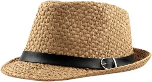 Summer Hat Mens Wide Brim Hats for Women Trilby Hat Straw Sun Hat Straw Fedora Sun Hats Sun Bucket Hats
