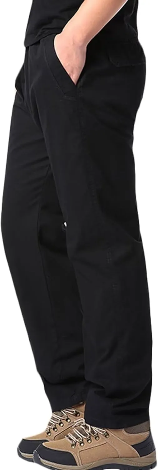 Tactical Trousers Men's Outdoor Hiking Walking Trousers Cargo Pants with Multi Pockets Work Trousers