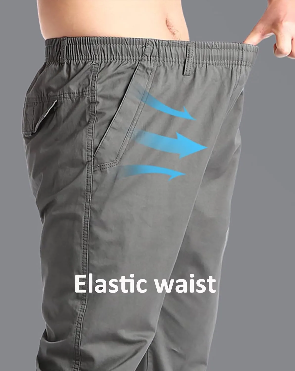 Tactical Trousers Men's Outdoor Hiking Walking Trousers Cargo Pants with Multi Pockets Work Trousers