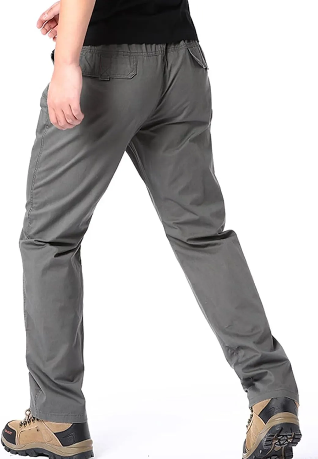 Tactical Trousers Men's Outdoor Hiking Walking Trousers Cargo Pants with Multi Pockets Work Trousers