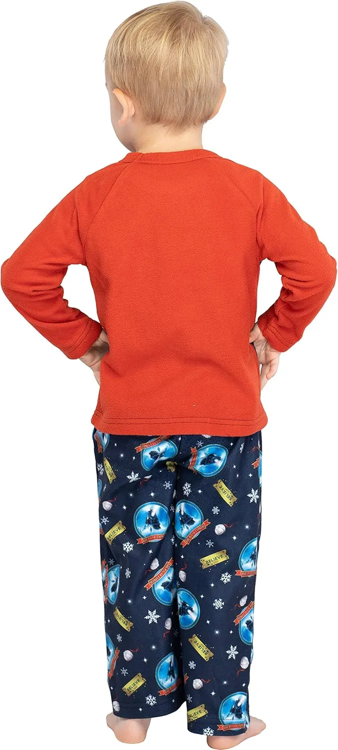 The Polar Express Train Toddler Kids Raglan Pajama Set