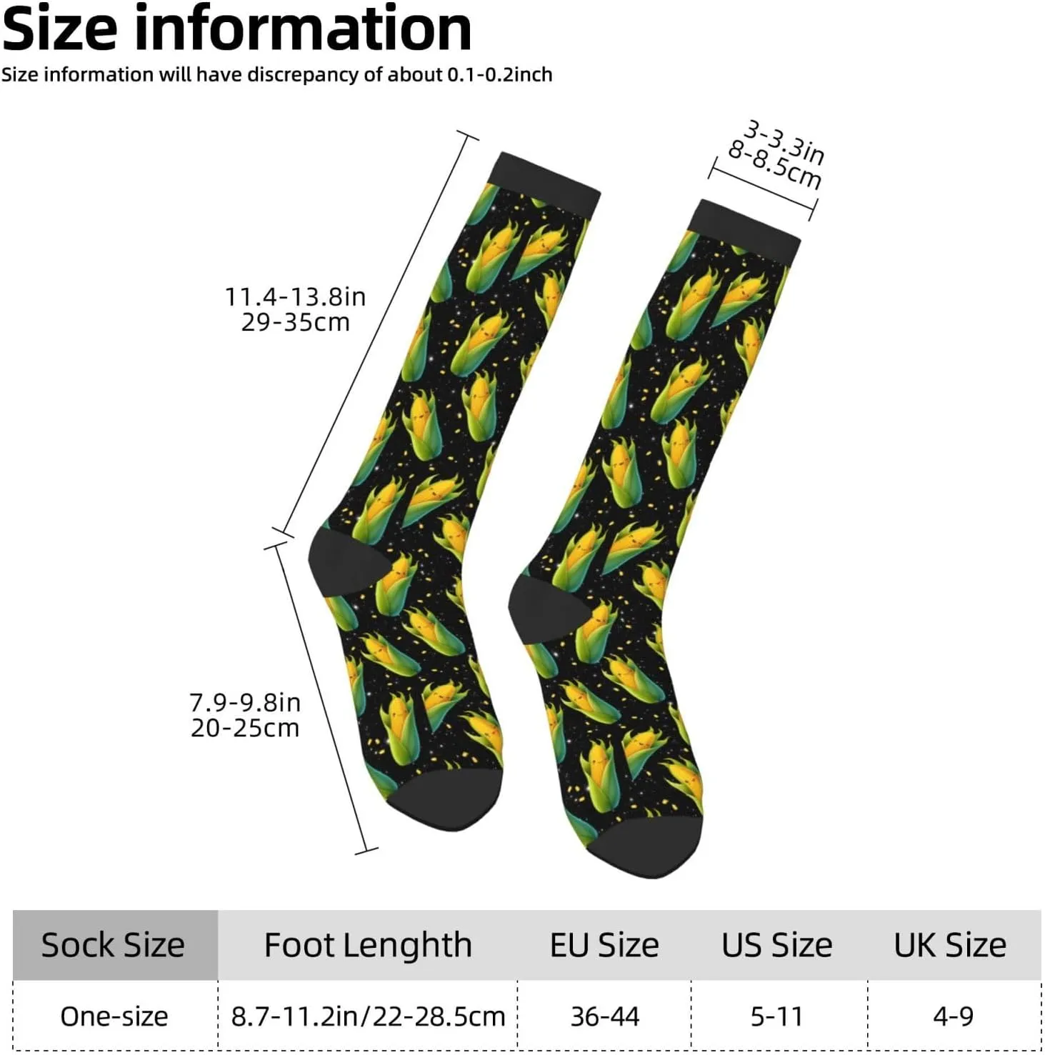 Unisex Novelty Socks for Women Men Teens Soft Knee High Crew Socks Party Daily Wear Dress Sock