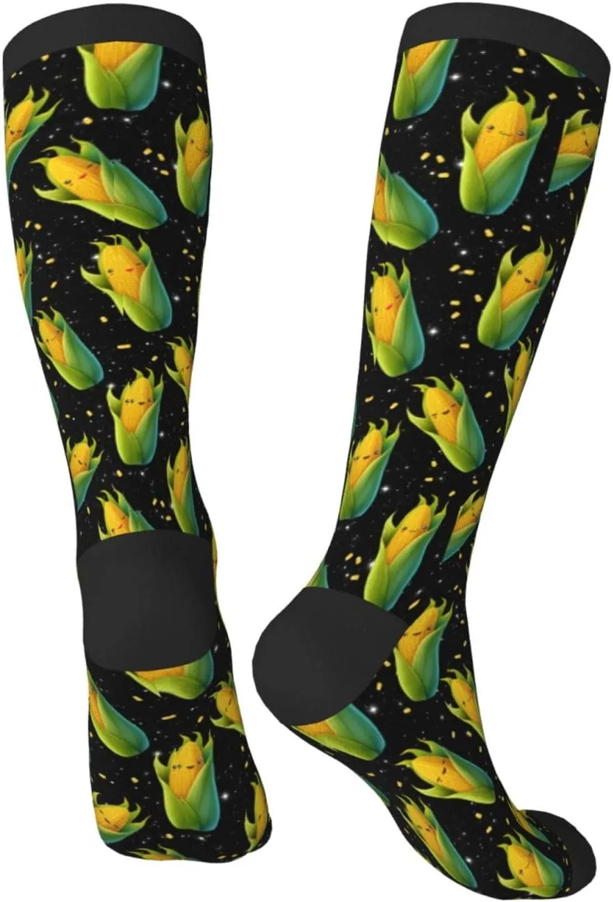 Unisex Novelty Socks for Women Men Teens Soft Knee High Crew Socks Party Daily Wear Dress Sock