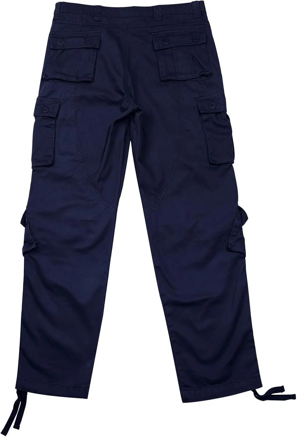 utcoco Mens Loose Multi-Pockets Cotton Twill Cargo Military Pants Outdoor Work Trousers