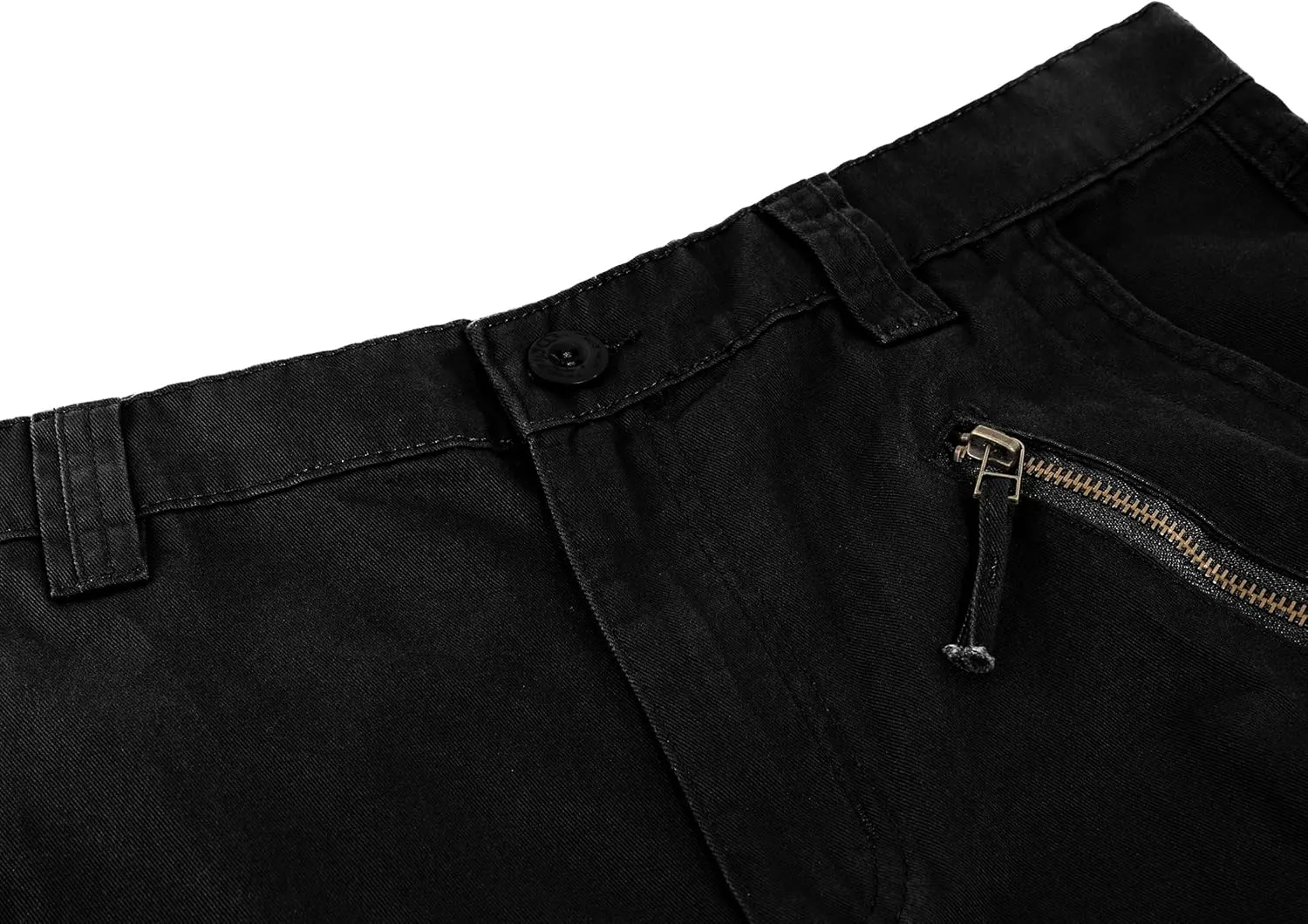 utcoco Mens Loose Multi-Pockets Cotton Twill Cargo Military Pants Outdoor Work Trousers