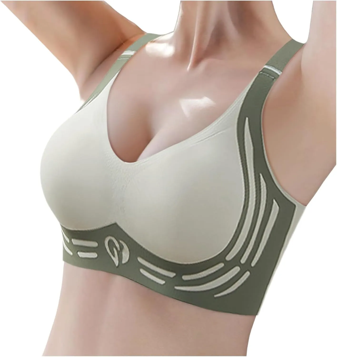 Wireless Push-up Bra, Super Gather Bra Wireless Push-up Bra, Wireless Bras with Support and Lift, Anti Sagging Bras