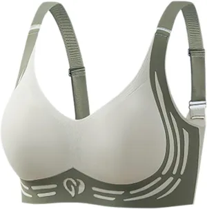 Wireless Push-up Bra, Super Gather Bra Wireless Push-up Bra, Wireless Bras with Support and Lift, Anti Sagging Bras