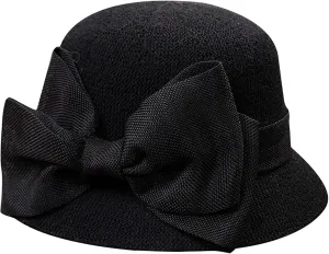 Women Colorful Big Brim Straw Bow Hat Sun Floppy Wide Brim Hats Beach Cap