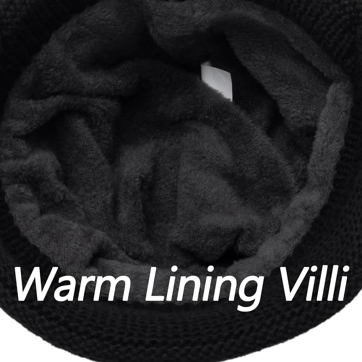 Women Warm Slouchy Knit-Beanie Hat - Visor Knit Beanie Cap Unisex Winter Hat