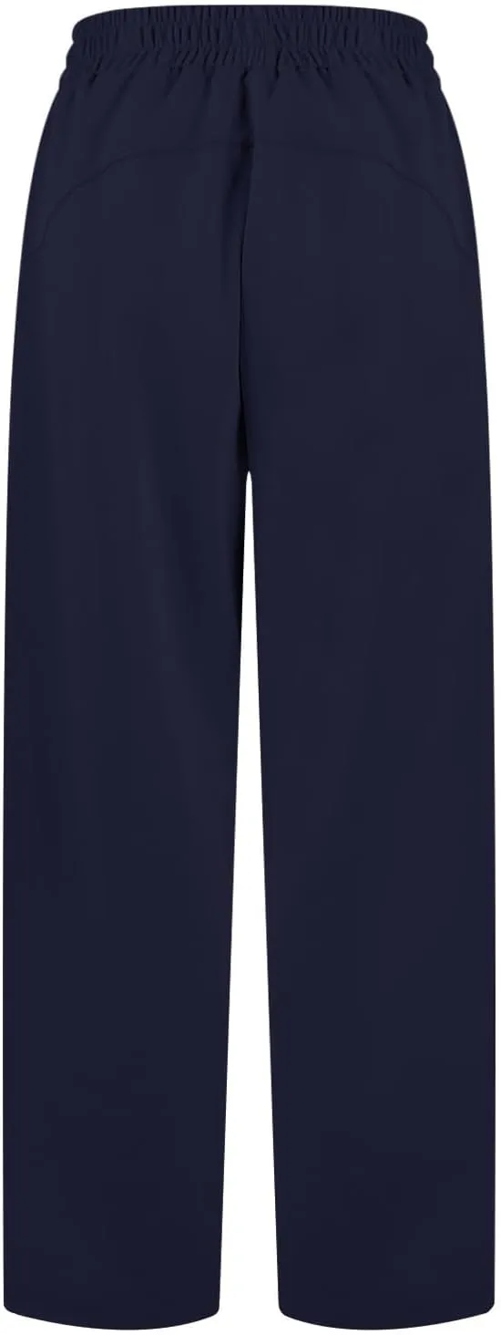 Womens Casual Sweatpants High Waisted Lounge Wide Leg Pants Athletic Flared Joggers Pants with Pockets