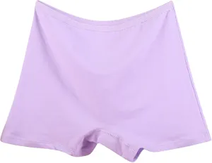 Women's Cotton Boyshort Underwear Casual High Waisted Ladies Soft Full Coverage Panties Stretchy Boxer Briefs