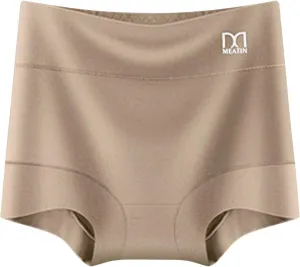 Womens Modal Seamless Underwear High Waist Tummy Control Stretch Panties Soft Breathable Full Coverage No Show Briefs