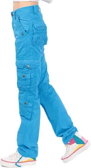 Women's Outdoor Work Trousers Tactical Pants Combat Trousers Cargo Pants with Multi-Pockets