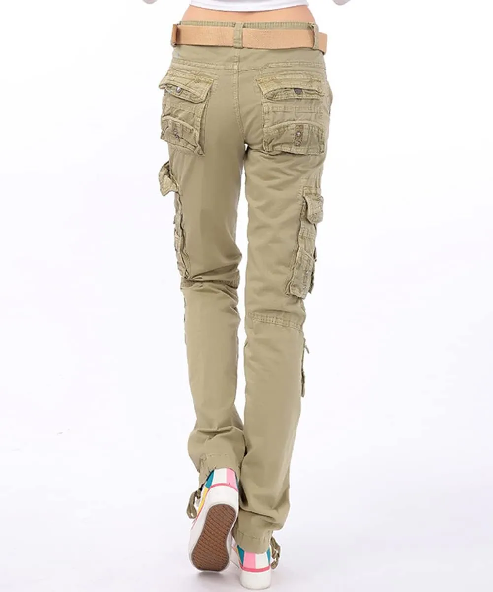 Women's Outdoor Work Trousers Tactical Pants Combat Trousers Cargo Pants with Multi-Pockets