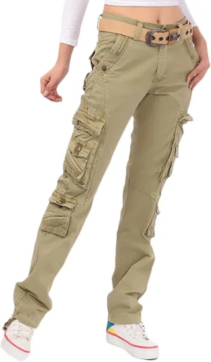Women's Outdoor Work Trousers Tactical Pants Combat Trousers Cargo Pants with Multi-Pockets