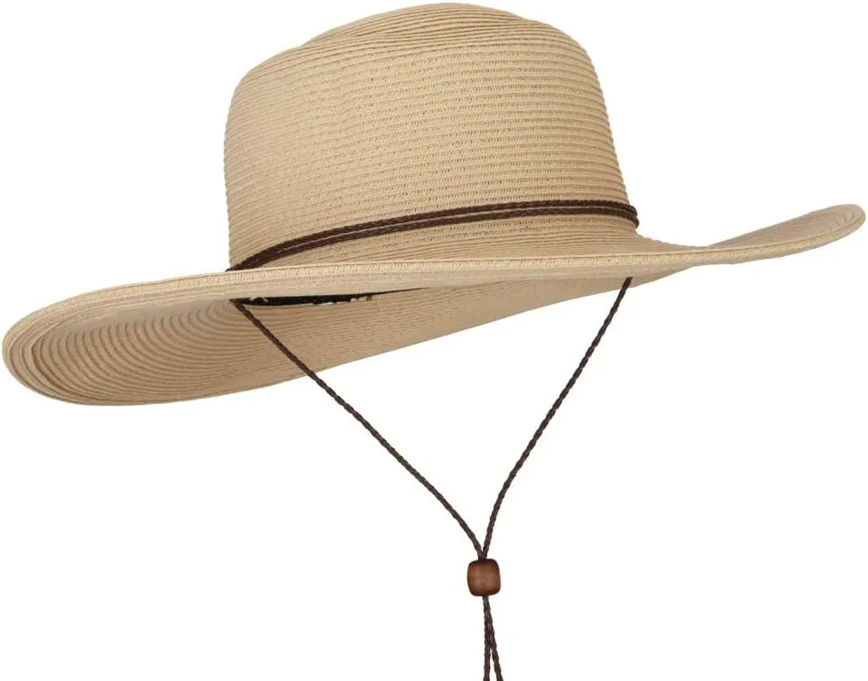 Women's Paper Straw Wide Brim Sun Hat