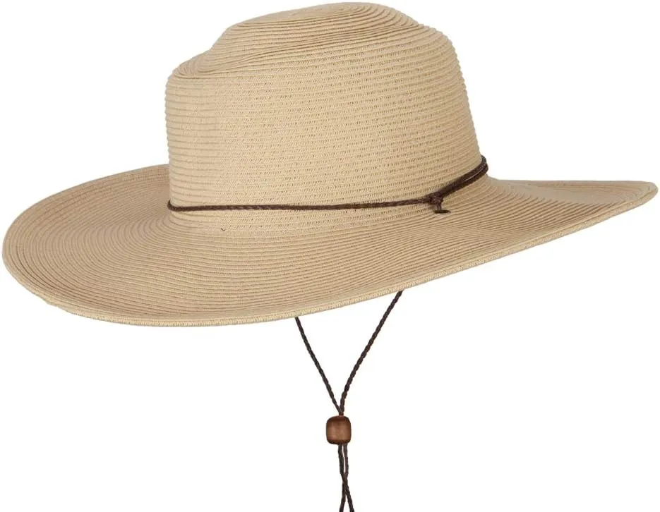 Women's Paper Straw Wide Brim Sun Hat