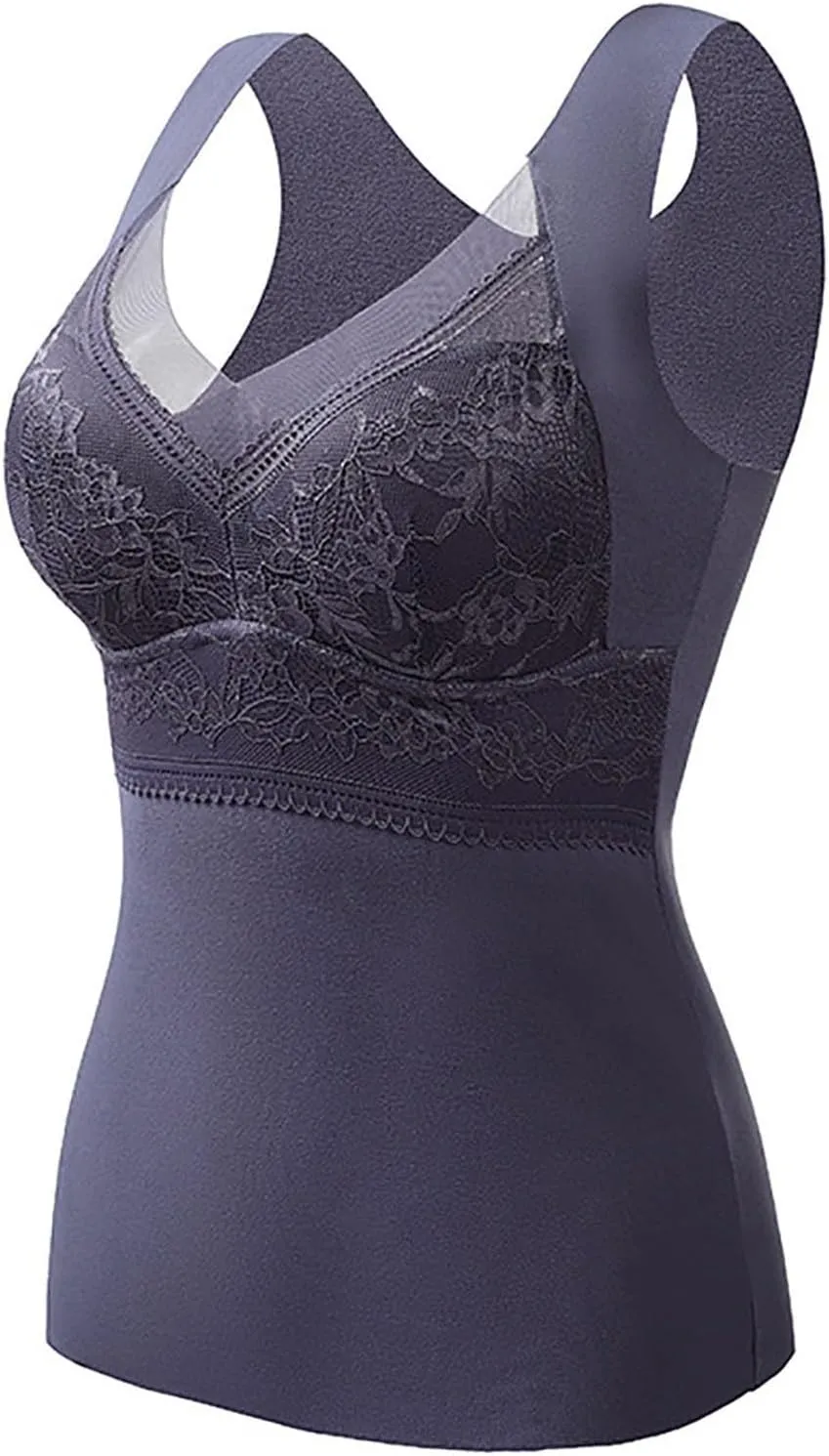 Women's Shapewear Tank Tops Padded Bra Shapewear V-Neck Cami Shaper Tummy Control Shapewear Camisole