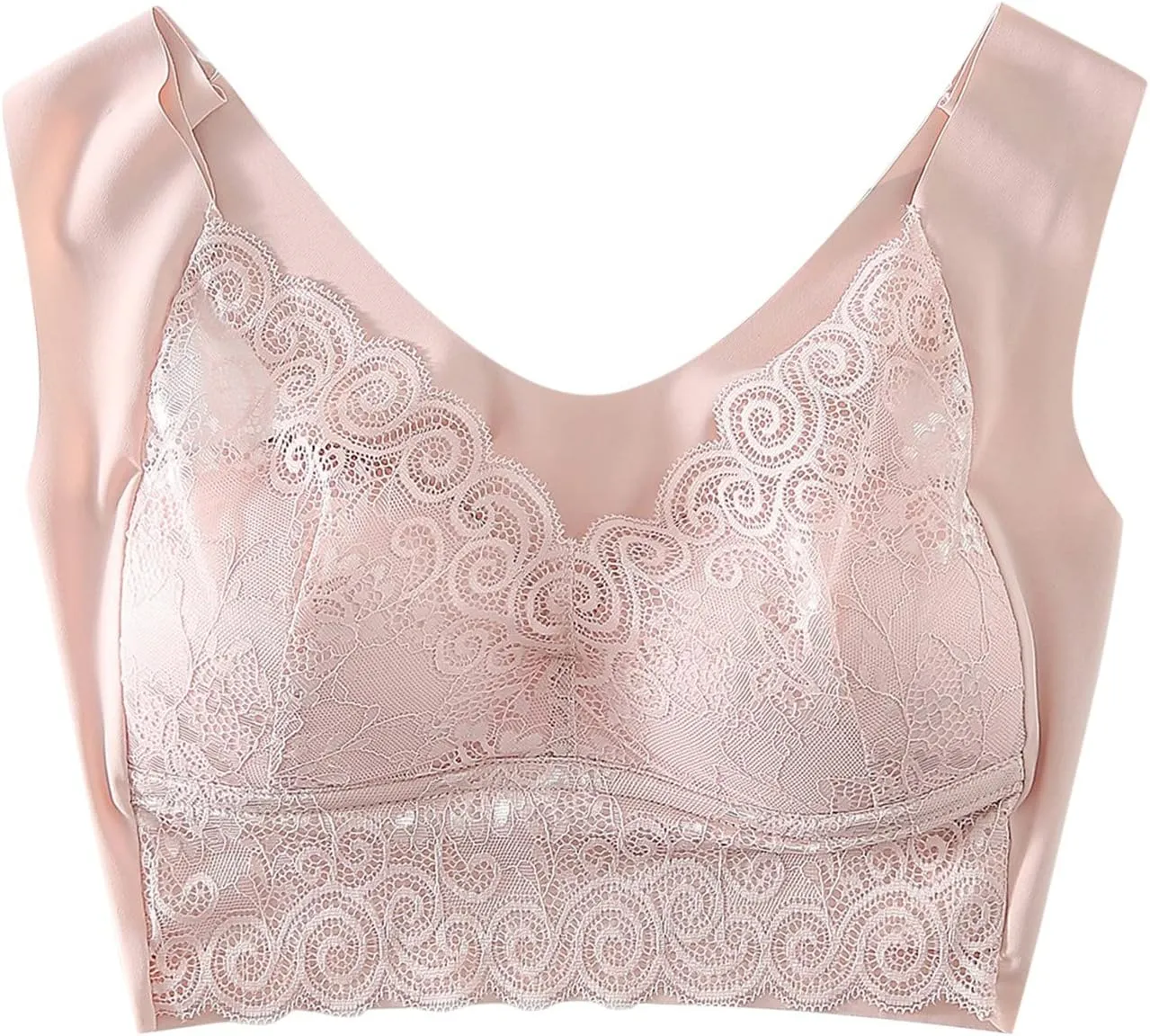 Women's Wireless Full-Coverage Bra Everyday Comfort Padded Gym T-Shirt Bras Bralettes