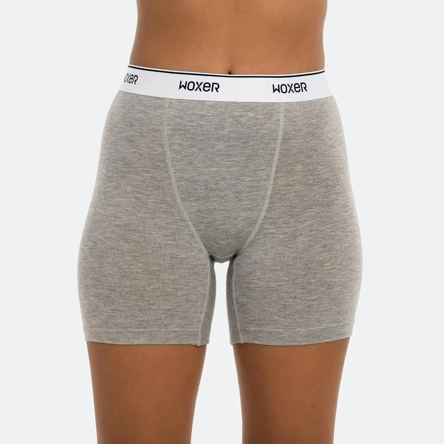 Woxer Womens Baller 5" High Waisted Boy Shorts Underwear - Boxers, Briefs