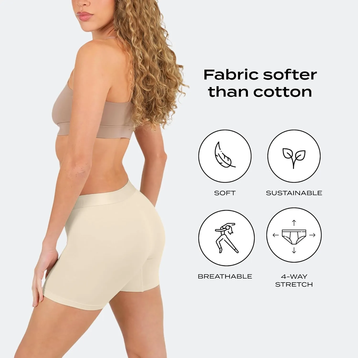 Woxer Womens Boxers - Baller 5" Boy Shorts Underwear for Women - Boxers for Women