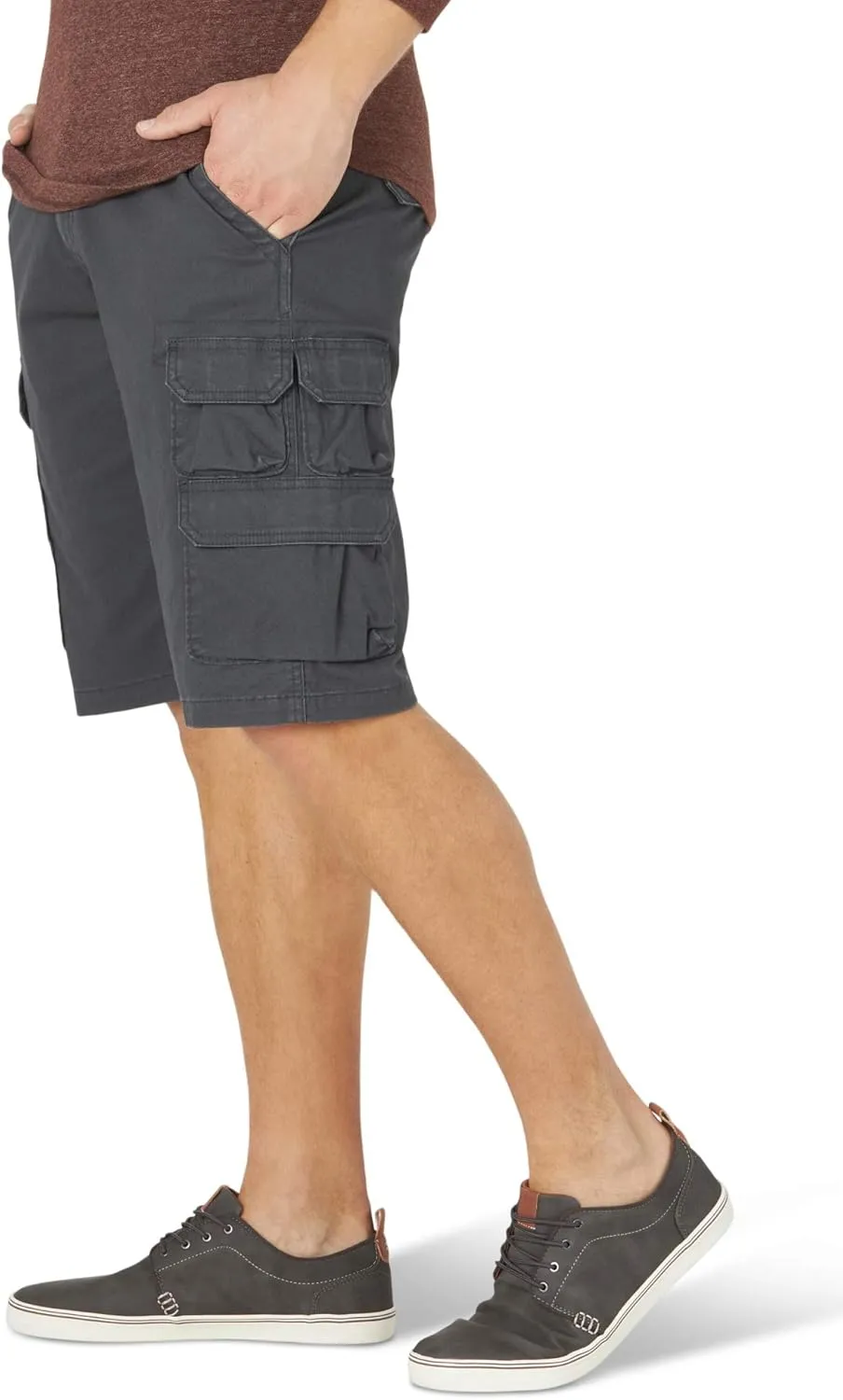 Wrangler Authentics Men's Stretch Twill Cargo Shorts