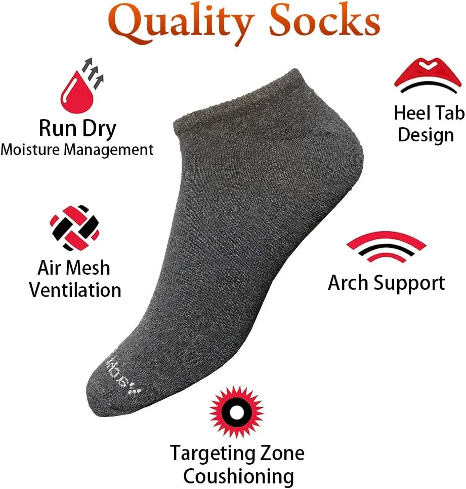 Yacht & Smith Wholesale Boys and Girls 97% Cotton Shoe Liner Training Socks Size 6-8, No Show Thin Low Cut Sport Ankle Socks
