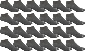 Yacht & Smith Wholesale Boys and Girls 97% Cotton Shoe Liner Training Socks Size 6-8, No Show Thin Low Cut Sport Ankle Socks